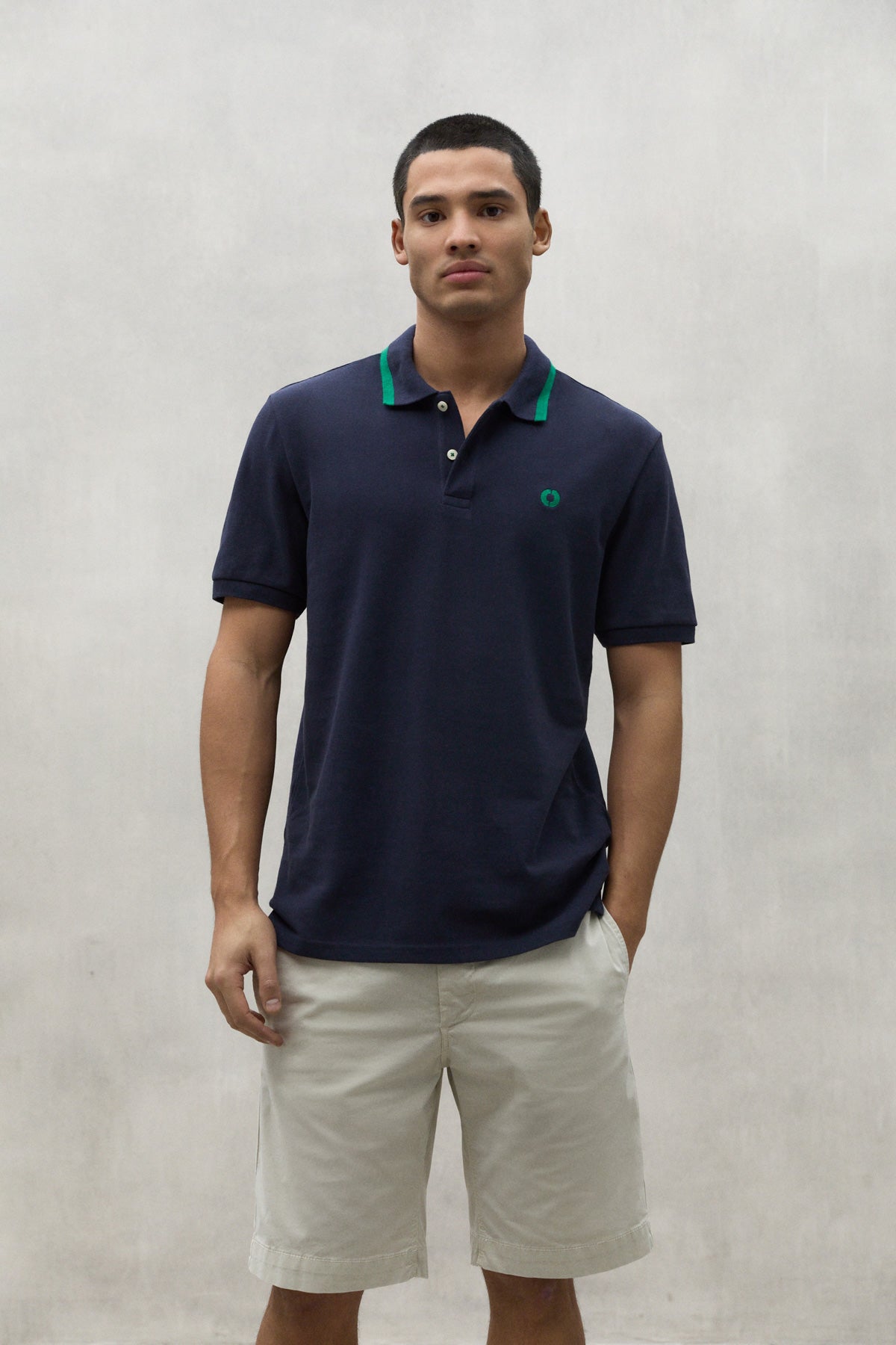 POLO-JERSEY RAYAN MARINEBLAU