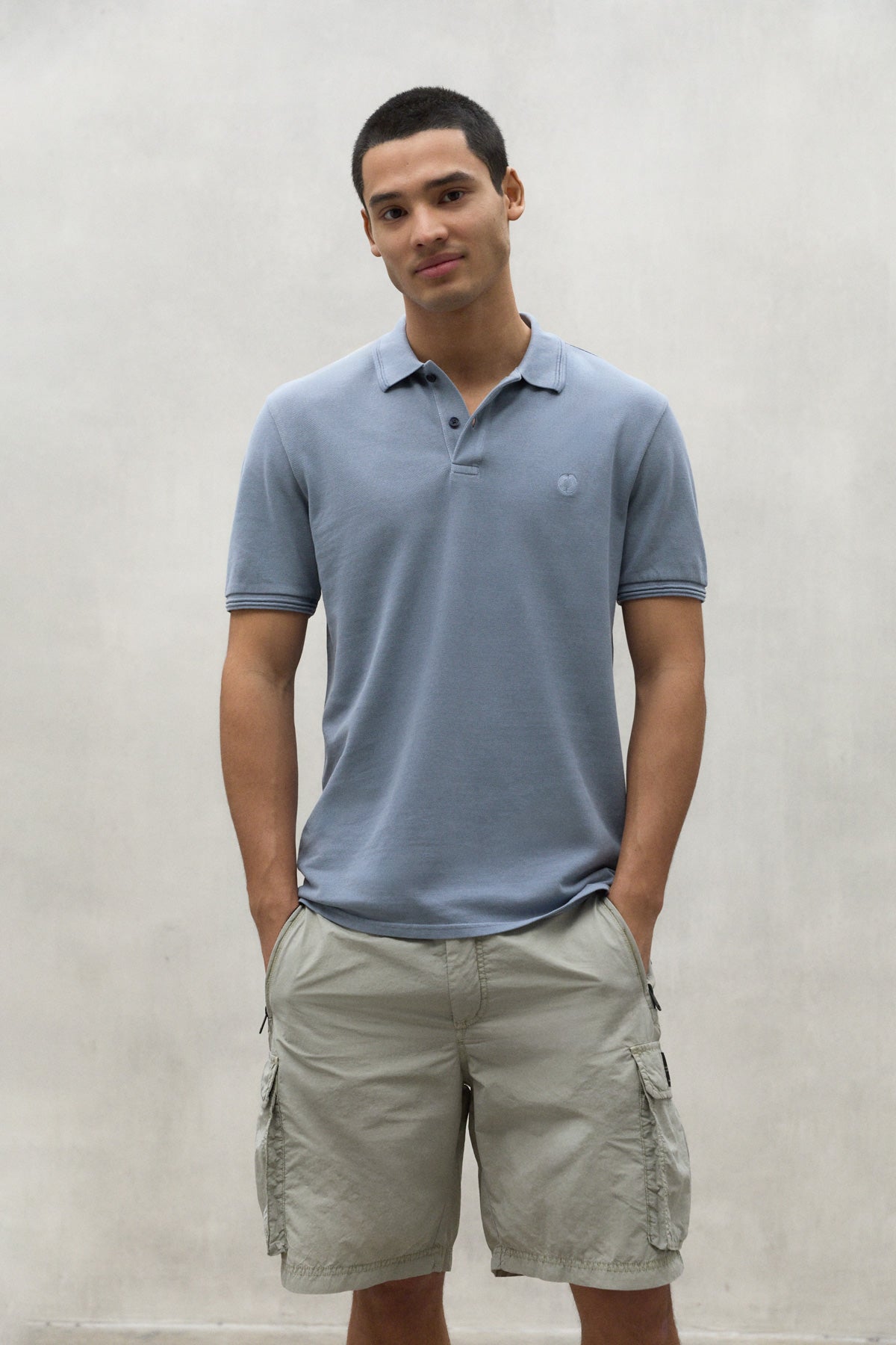 NAVY BLUE TANO PIQUE POLO SHIRT