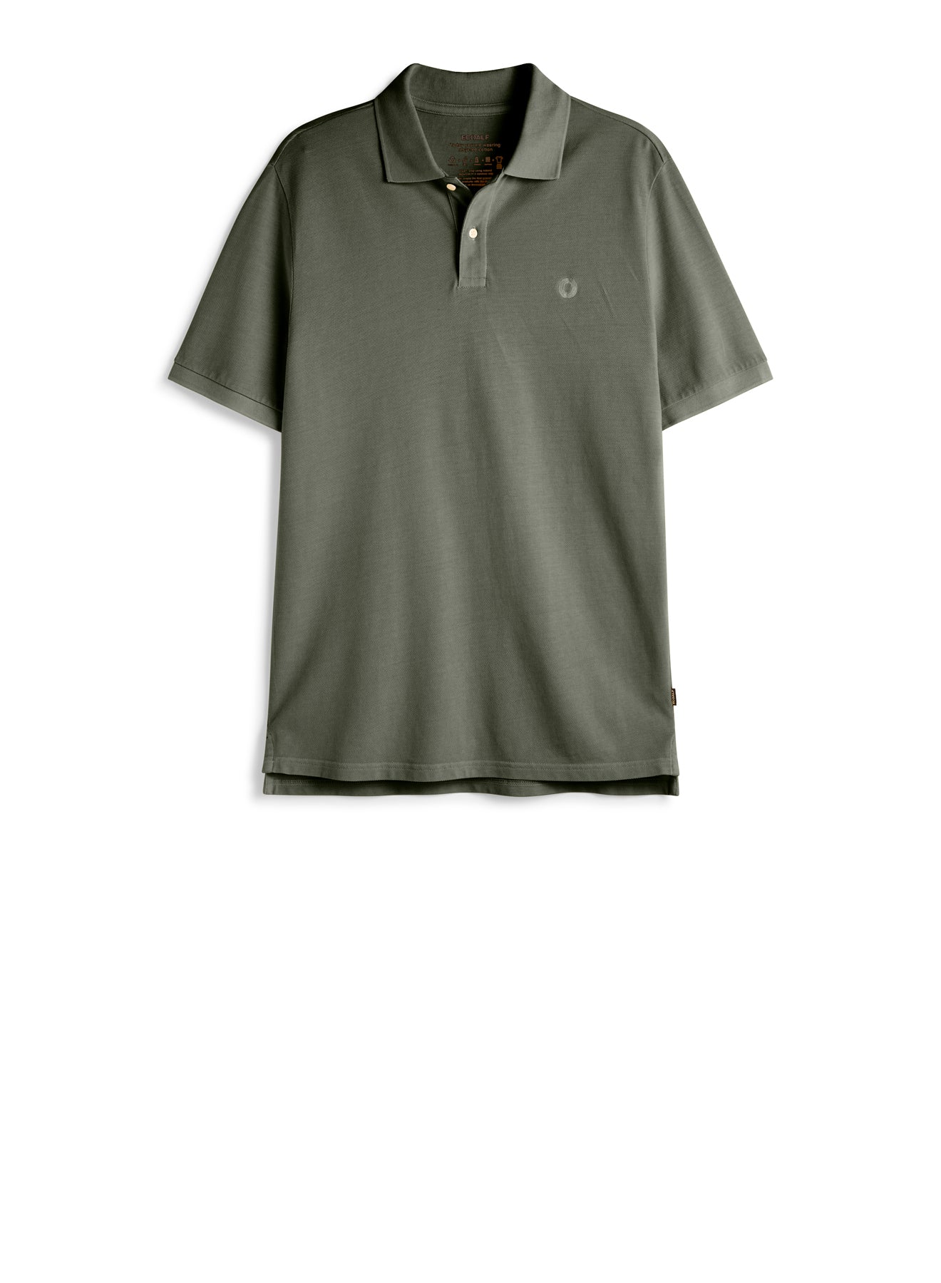 GREEN TED PIQUE POLO SHIRT