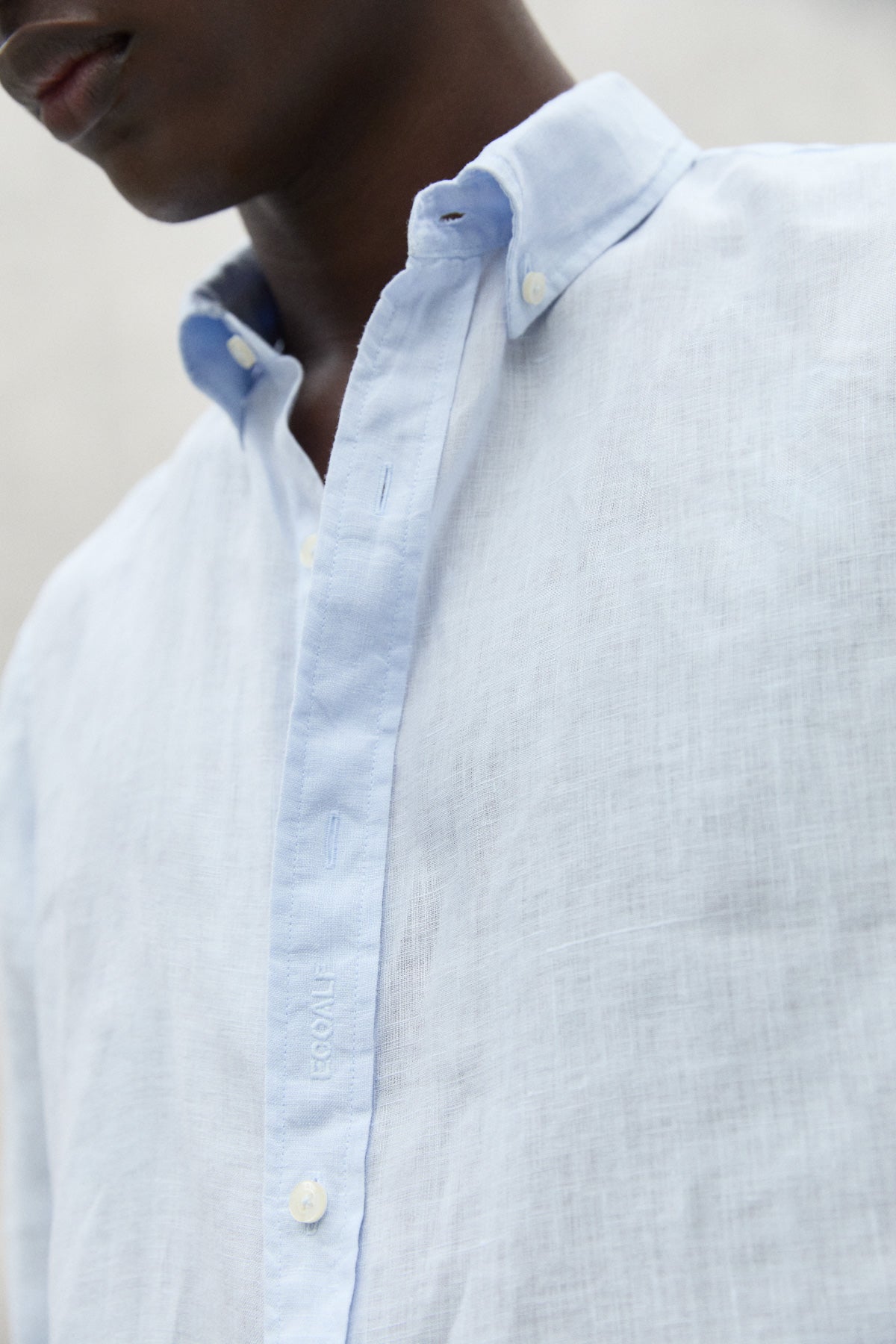 BLUE MALIBU LINEN SHIRT