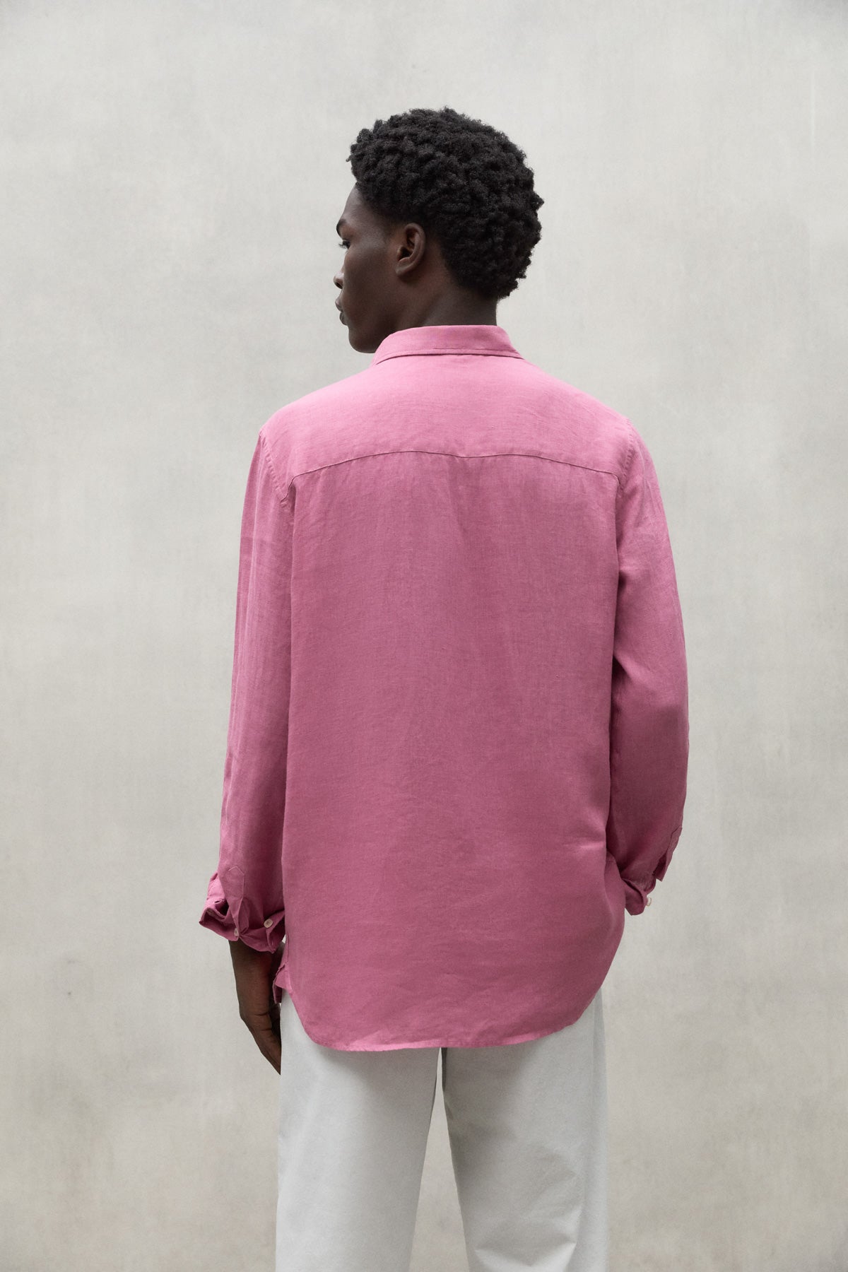 CLARET MALIBU LINEN SHIRT