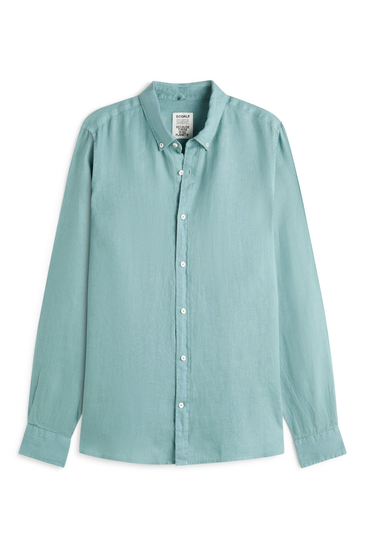 AQUA GREEN MALIBU LINEN SHIRT