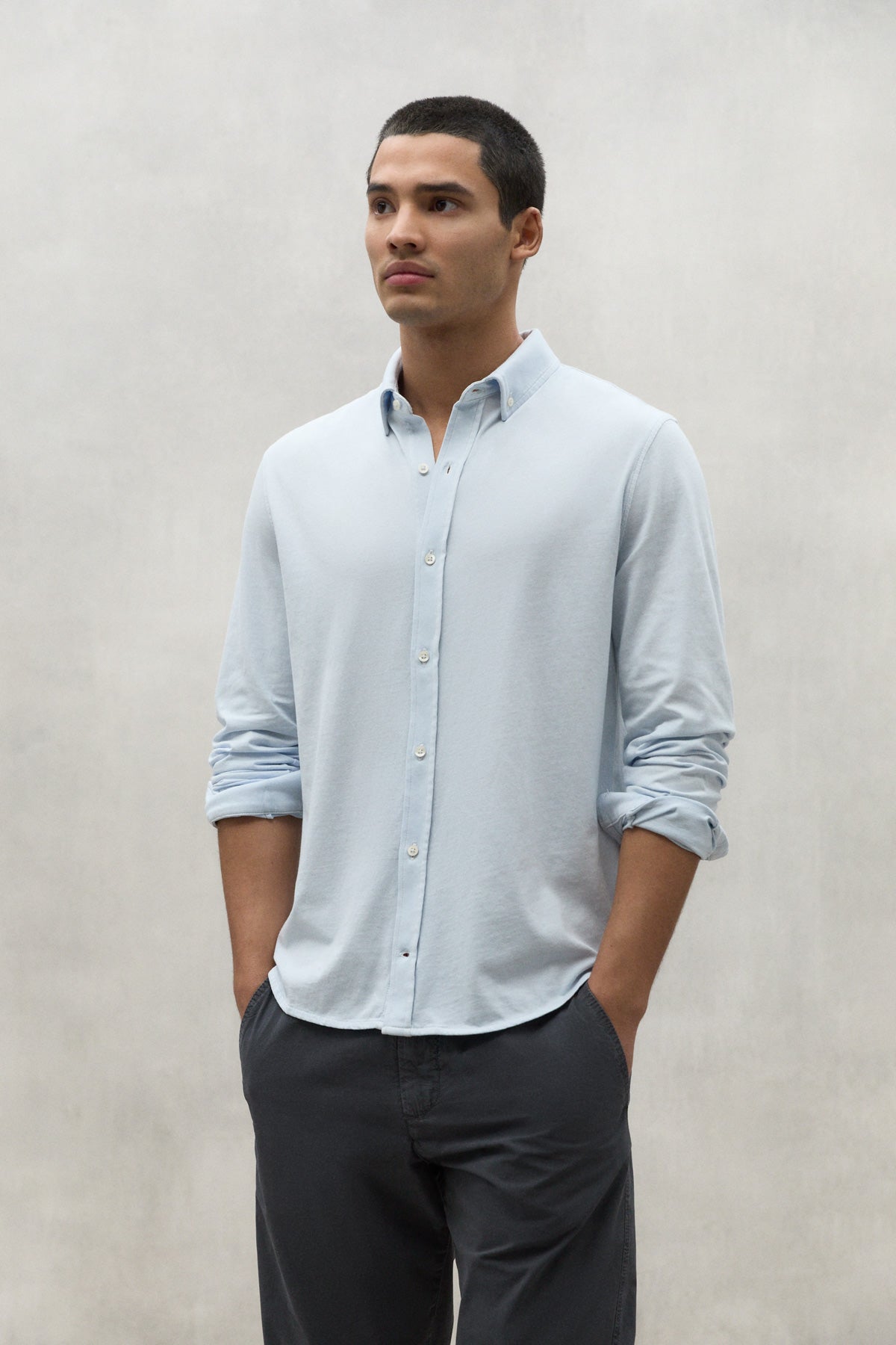 CHEMISE MOLE BLEU