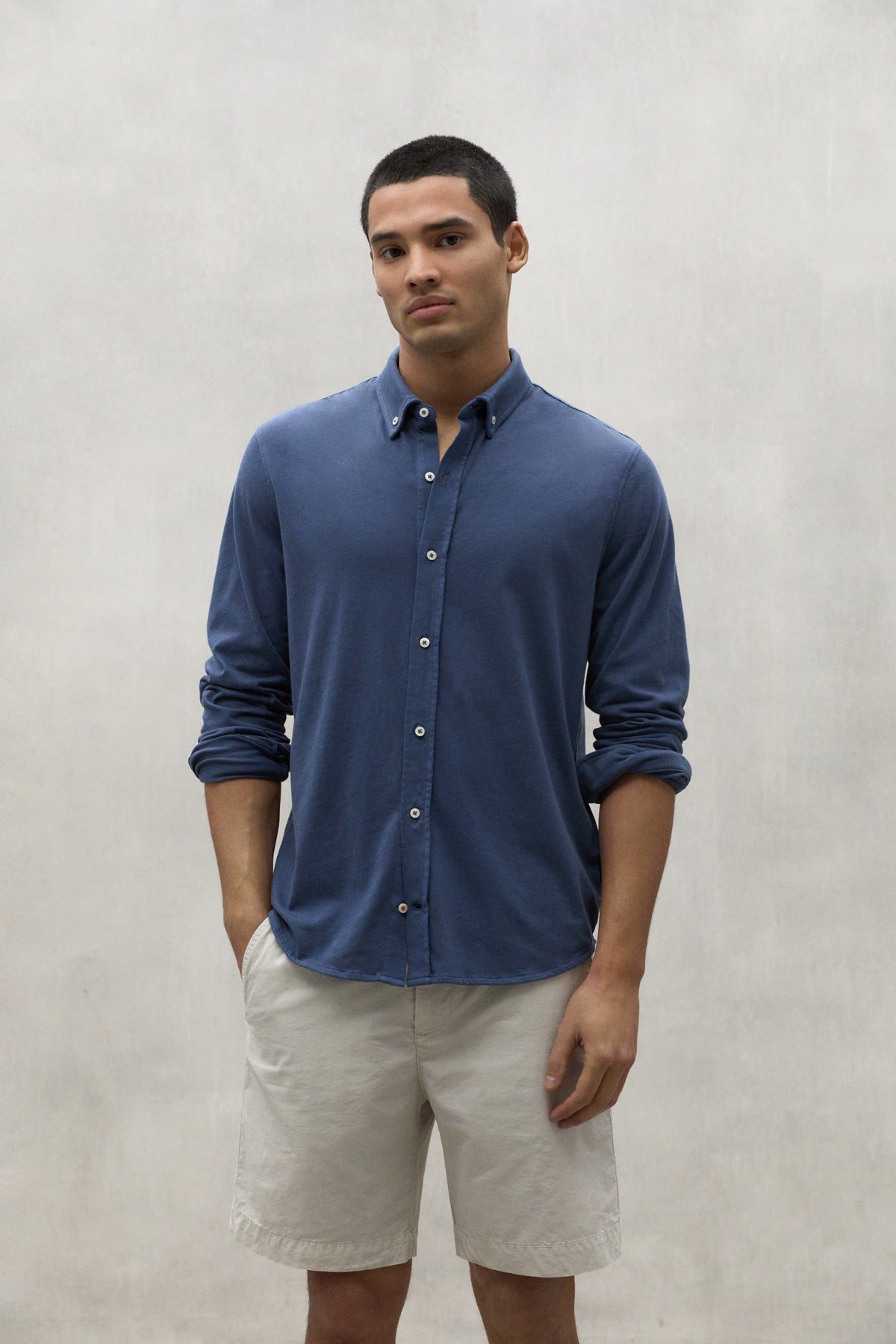 CHEMISE MOLE BLEU MARINE