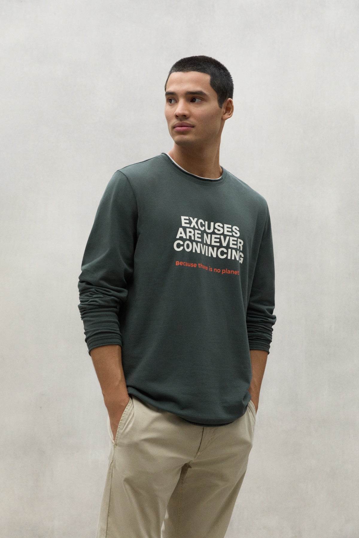 GREEN LINTON SWEATSHIRT