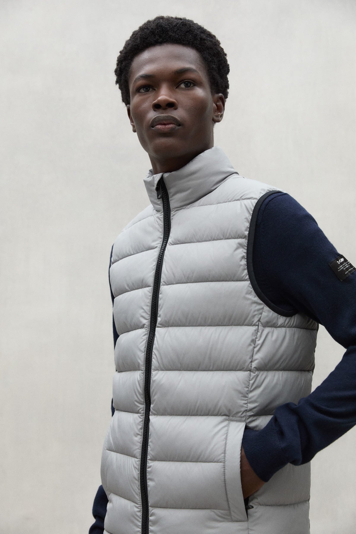 GILET MORITZ GRIGIO