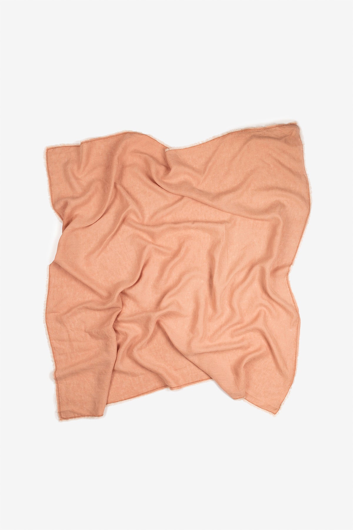 FOULARD EN LIN MARGO ORANGE