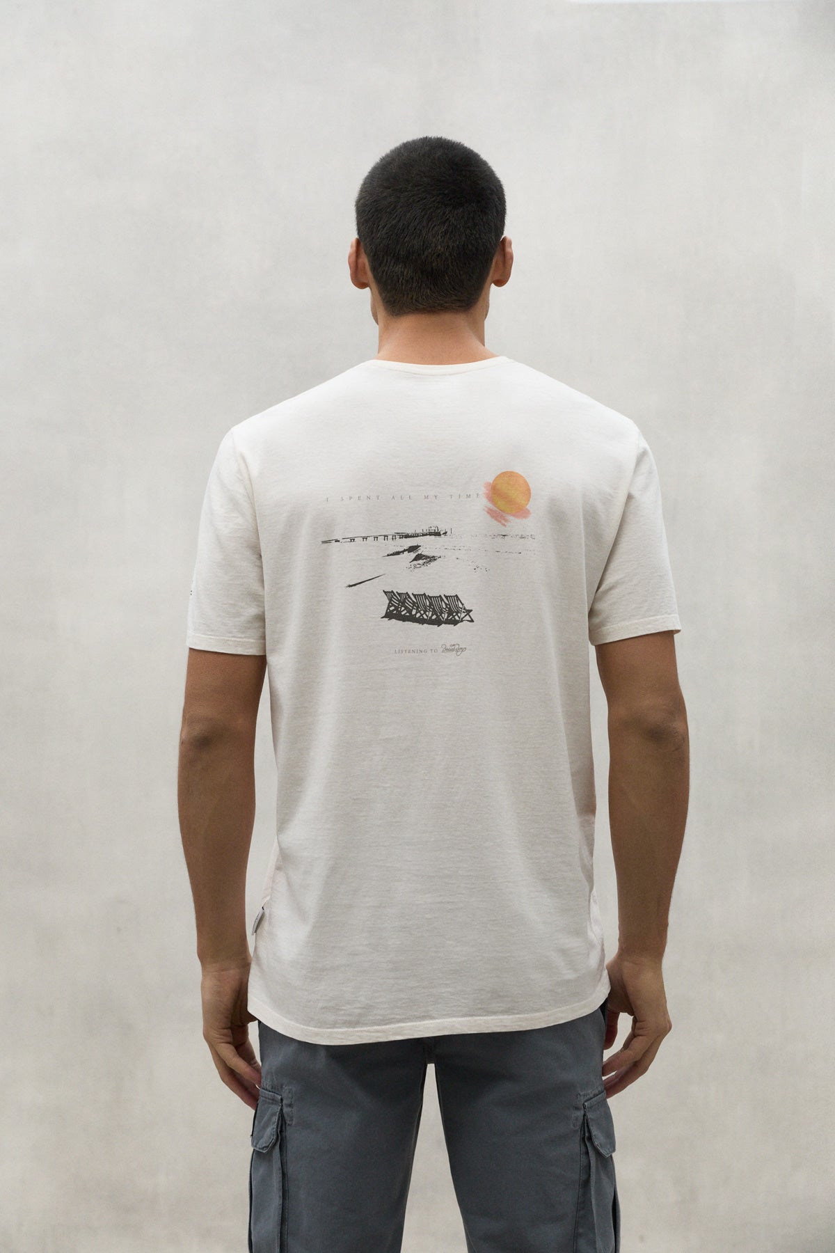 T-SHIRT CALIFORNIA BLANC