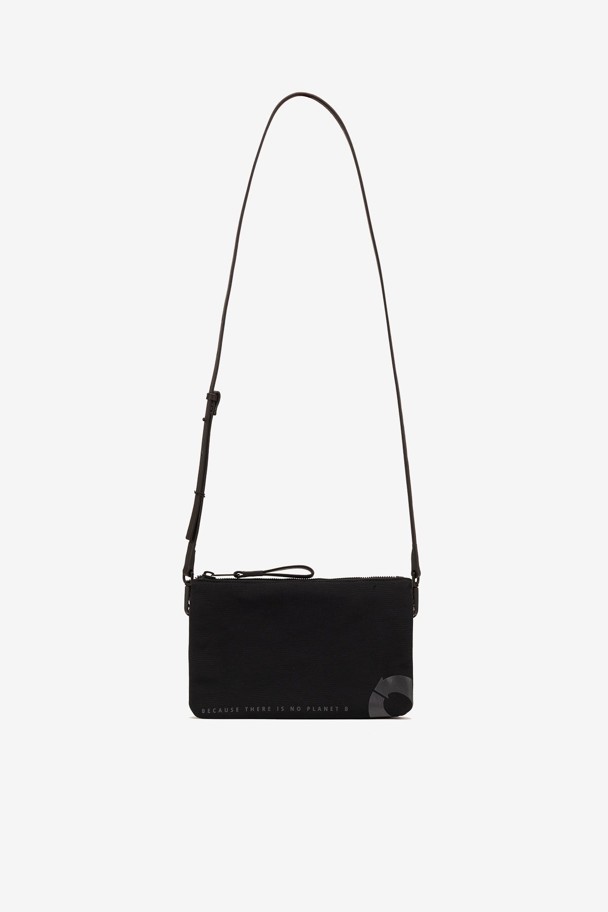 BOLSO DE MANO LUPITA DOBLE NEGRO