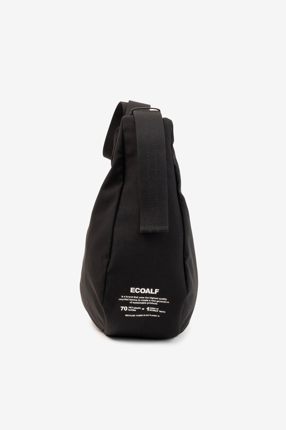 BLACK BONDED  SLING BAG