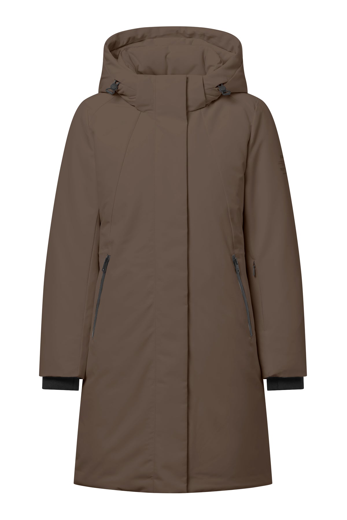 MANTEAU GLAMOUR MARRON