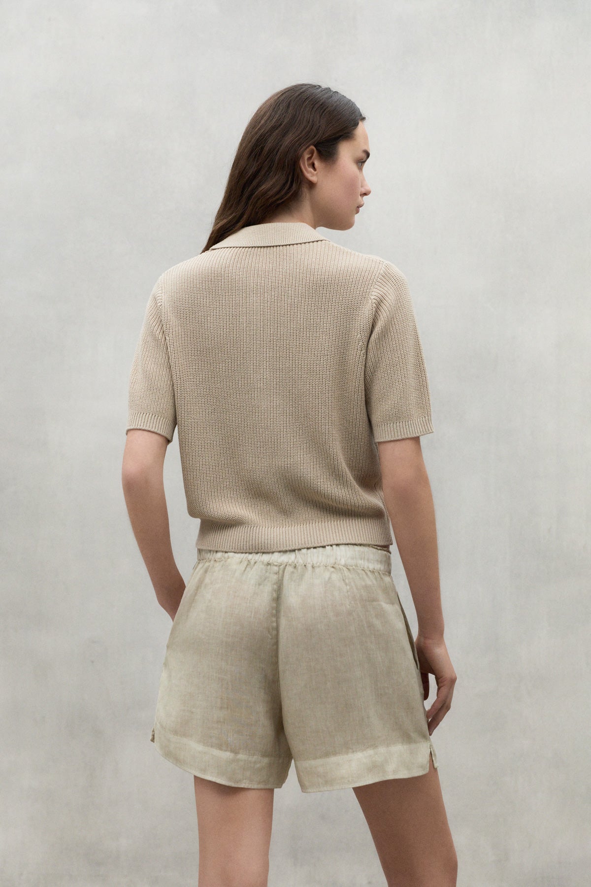 PULLOVER IN MAGLIA ADELFA BEIGE