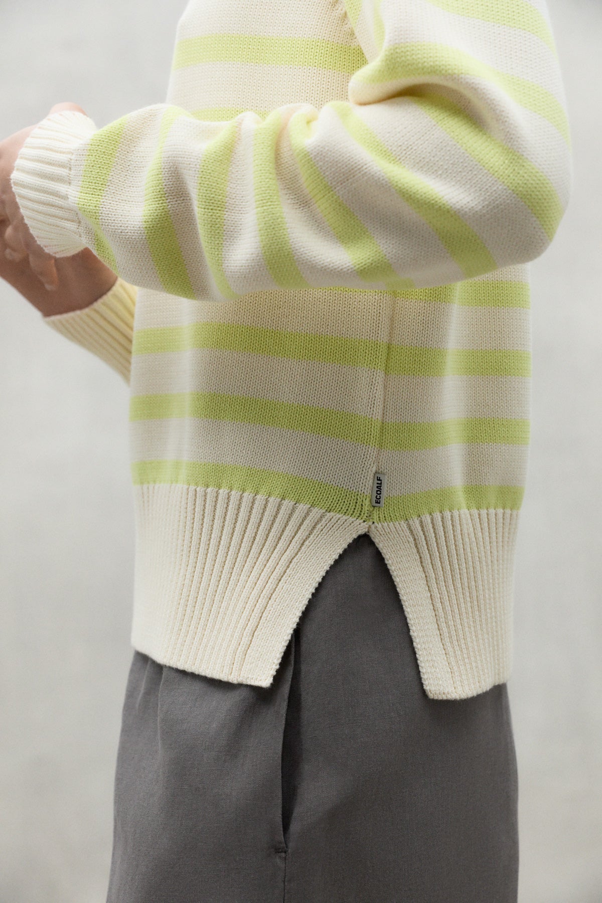 PULLOVER IN MAGLIA MOLIE VERDE LIME