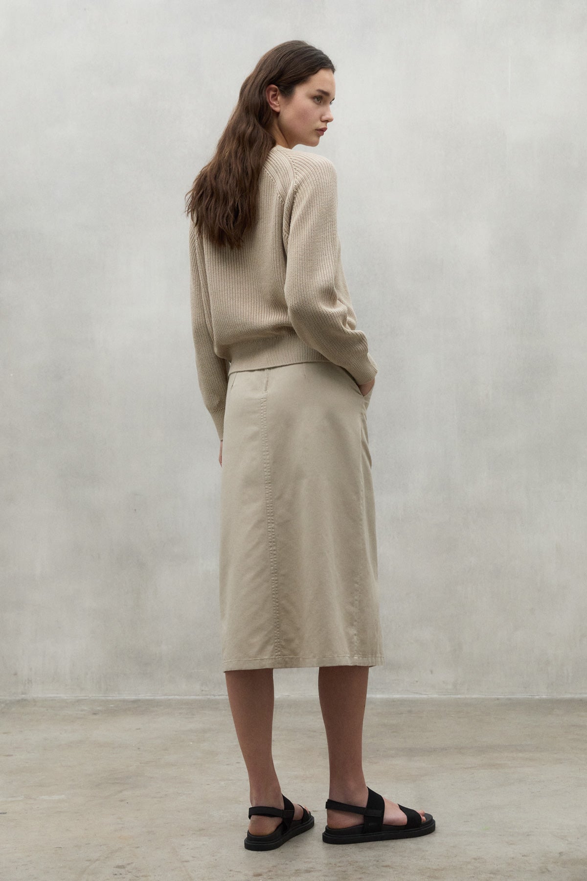 PULLOVER IN MAGLIA NONI BEIGE