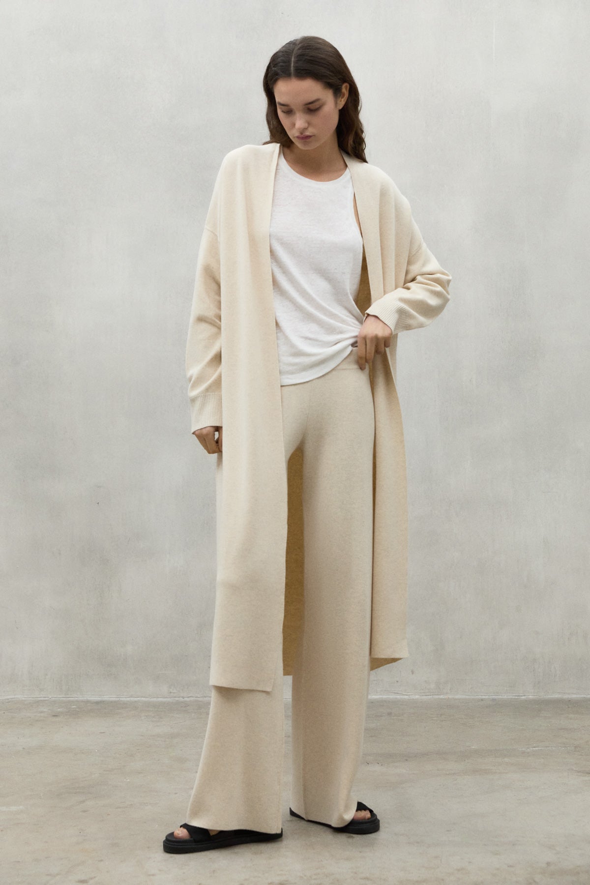 BEIGE ARUCA TROUSERS