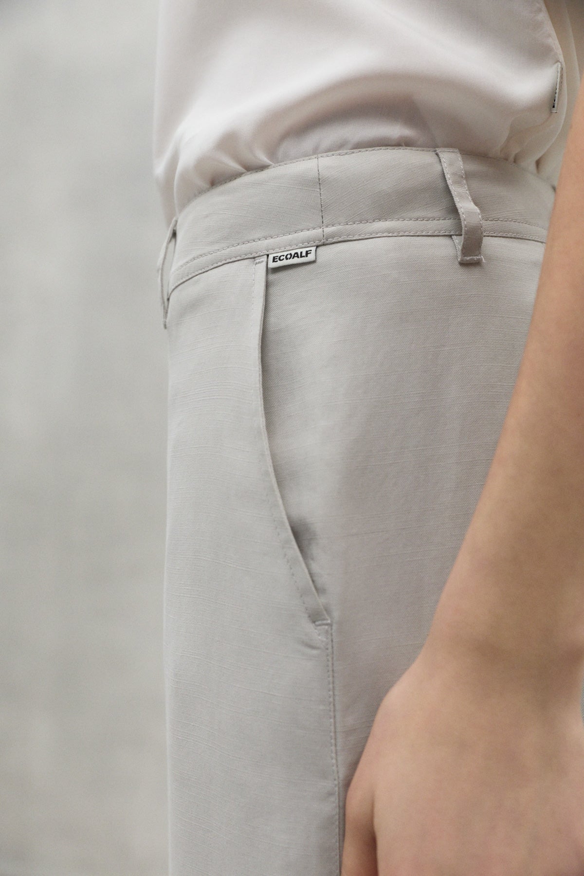 LIGHT GREY SABINE TROUSERS