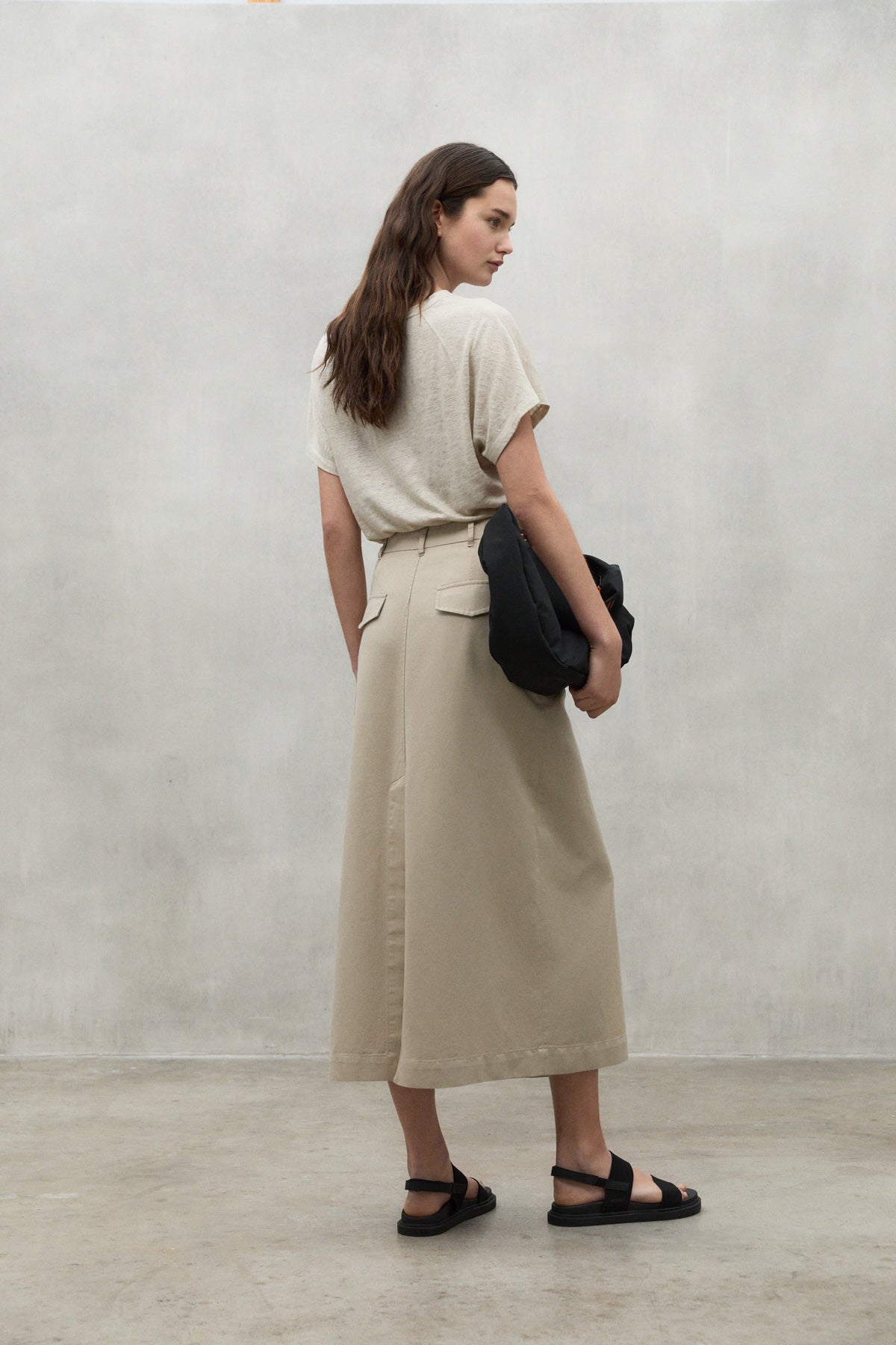 BEIGE NARA SKIRT