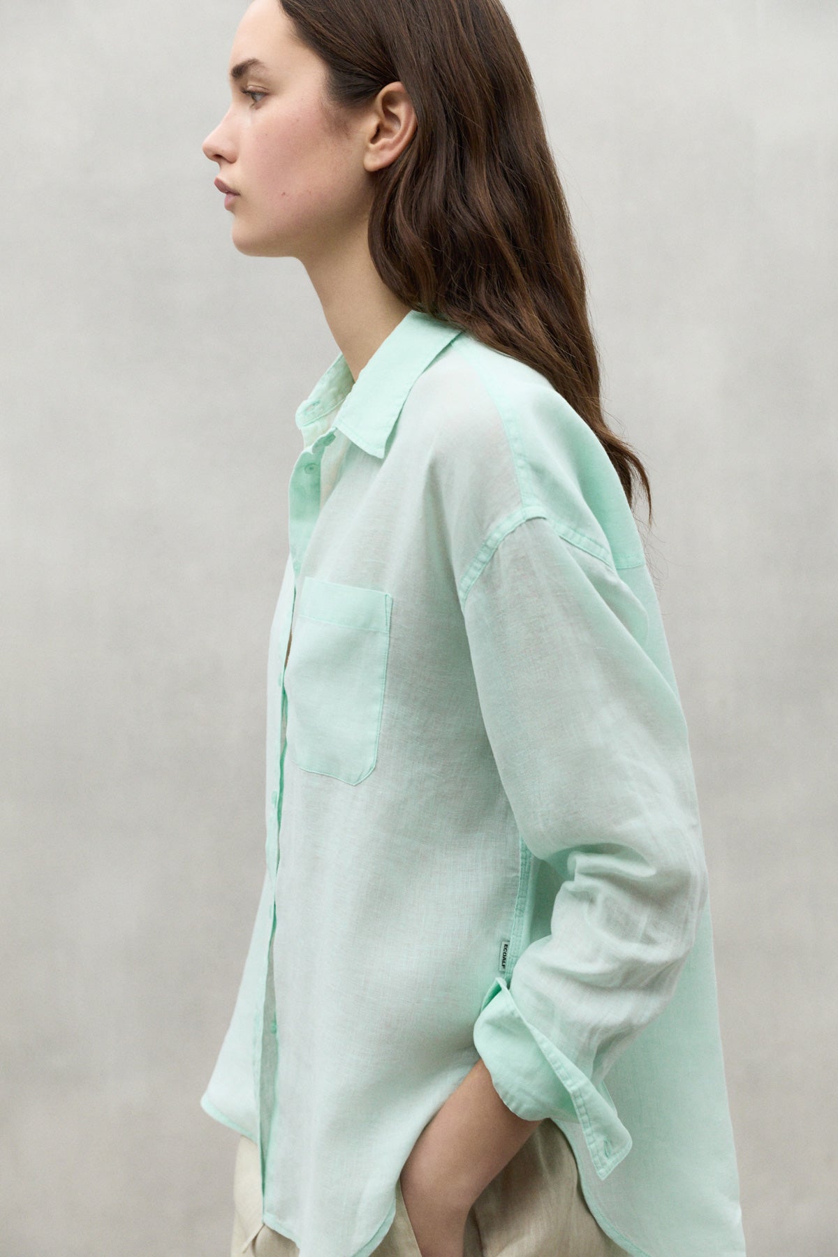 MINT DARIA LINEN SHIRT