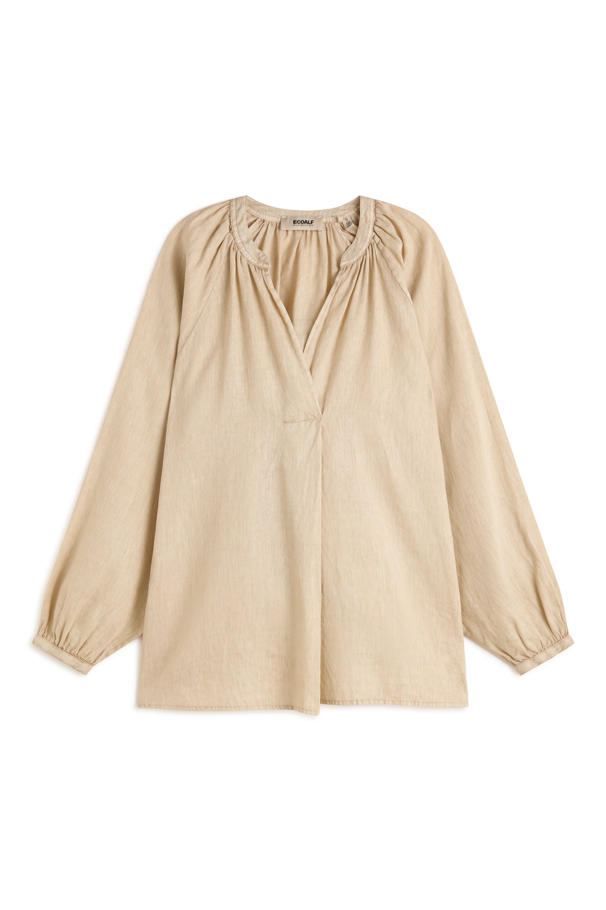 BEIGE LAI LINEN SHIRT