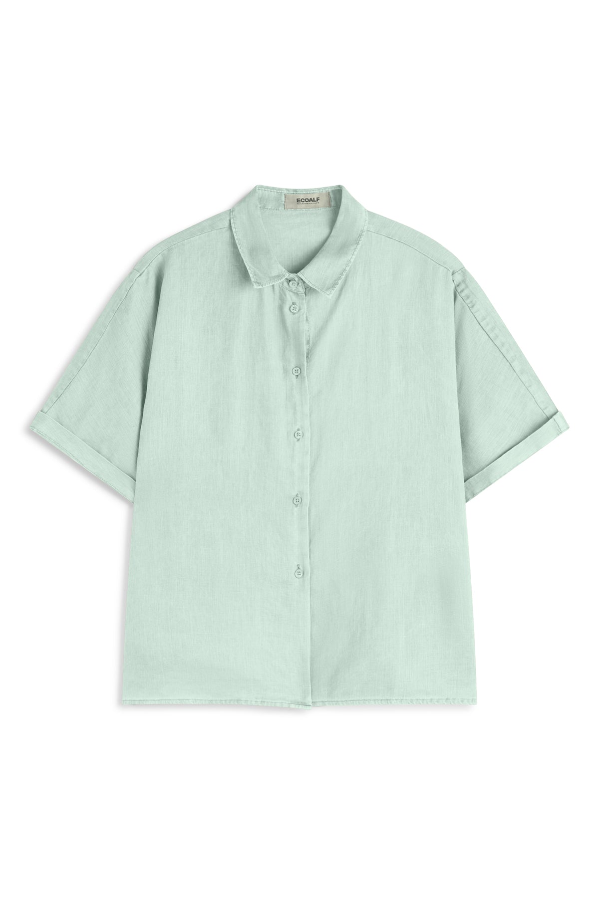 CAMICIA DI LINO MELANIA VERDE MENTA