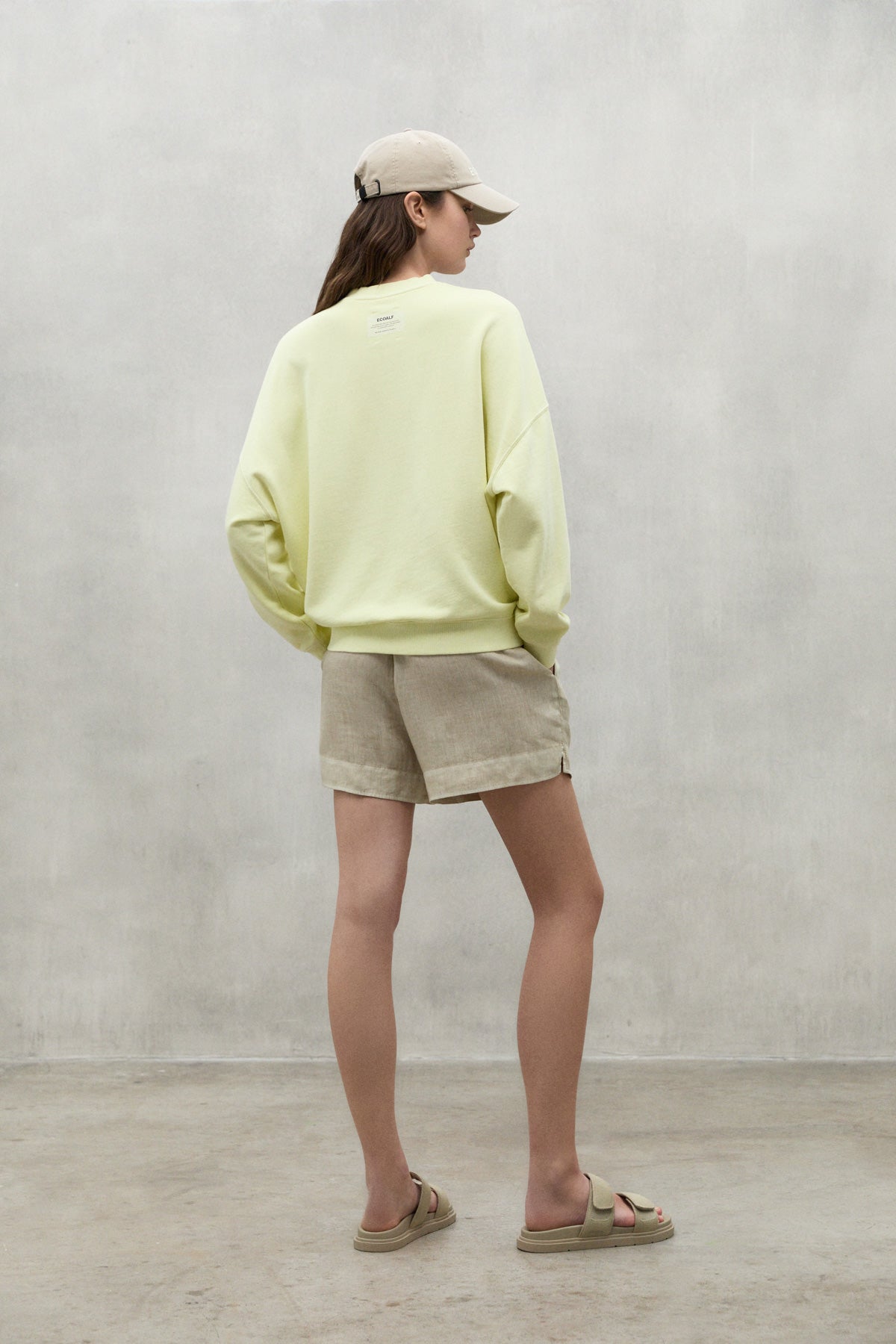 SWEATSHIRT BOGEN CITRON