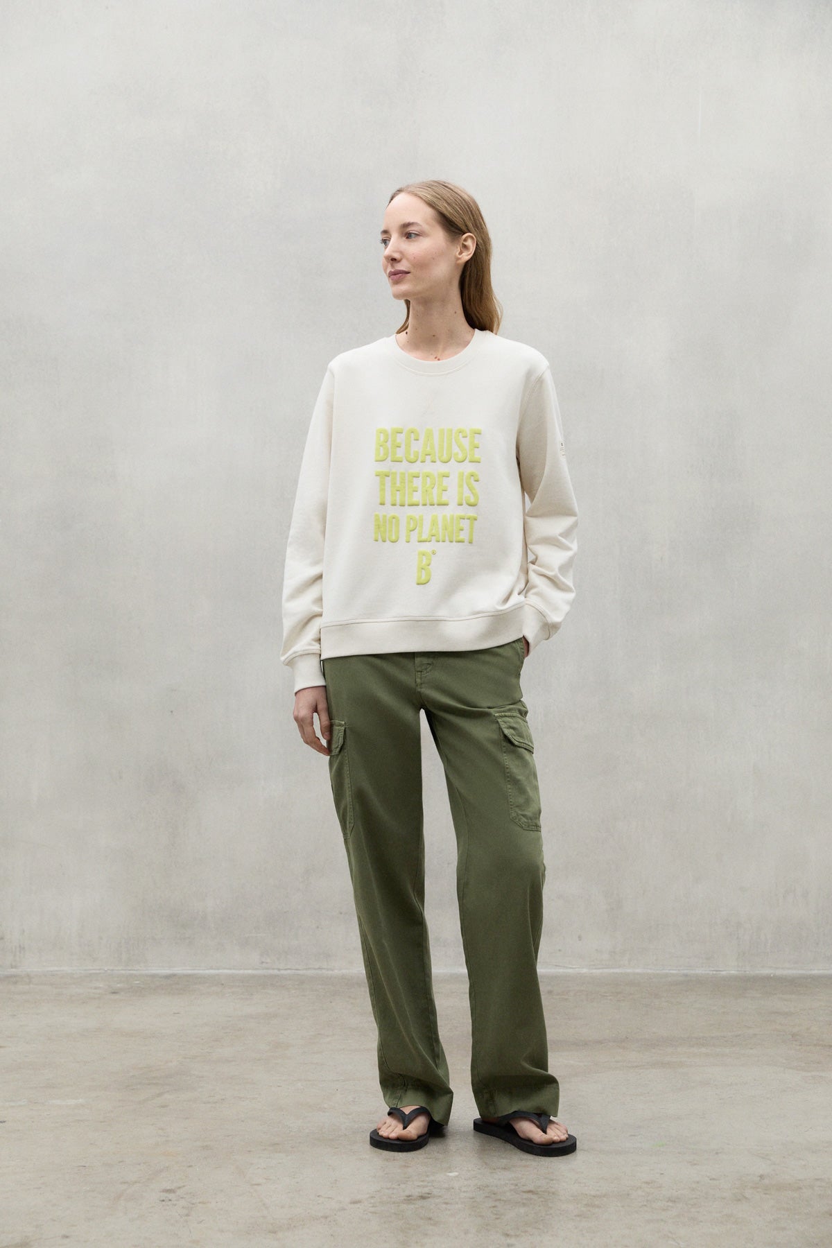 SWEATSHIRT EFESO BLANC