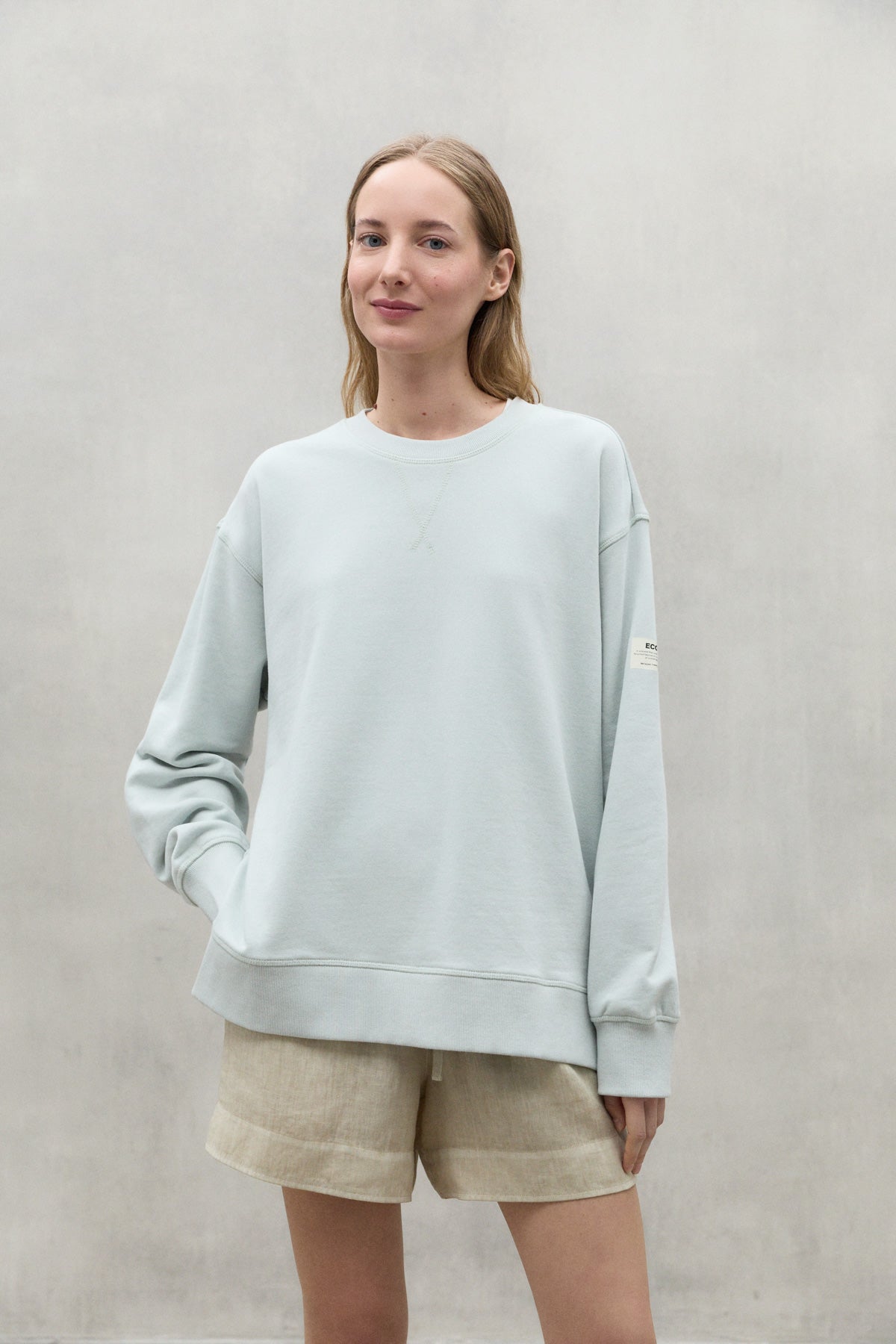 SWEATSHIRT MOSS BLEU