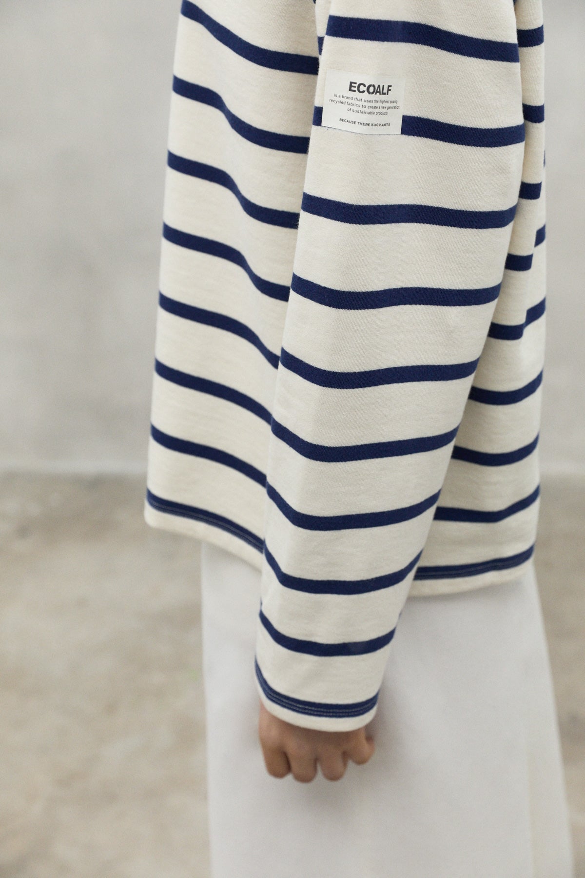 BLUE WILMA STRIPED SWEATSHIRT