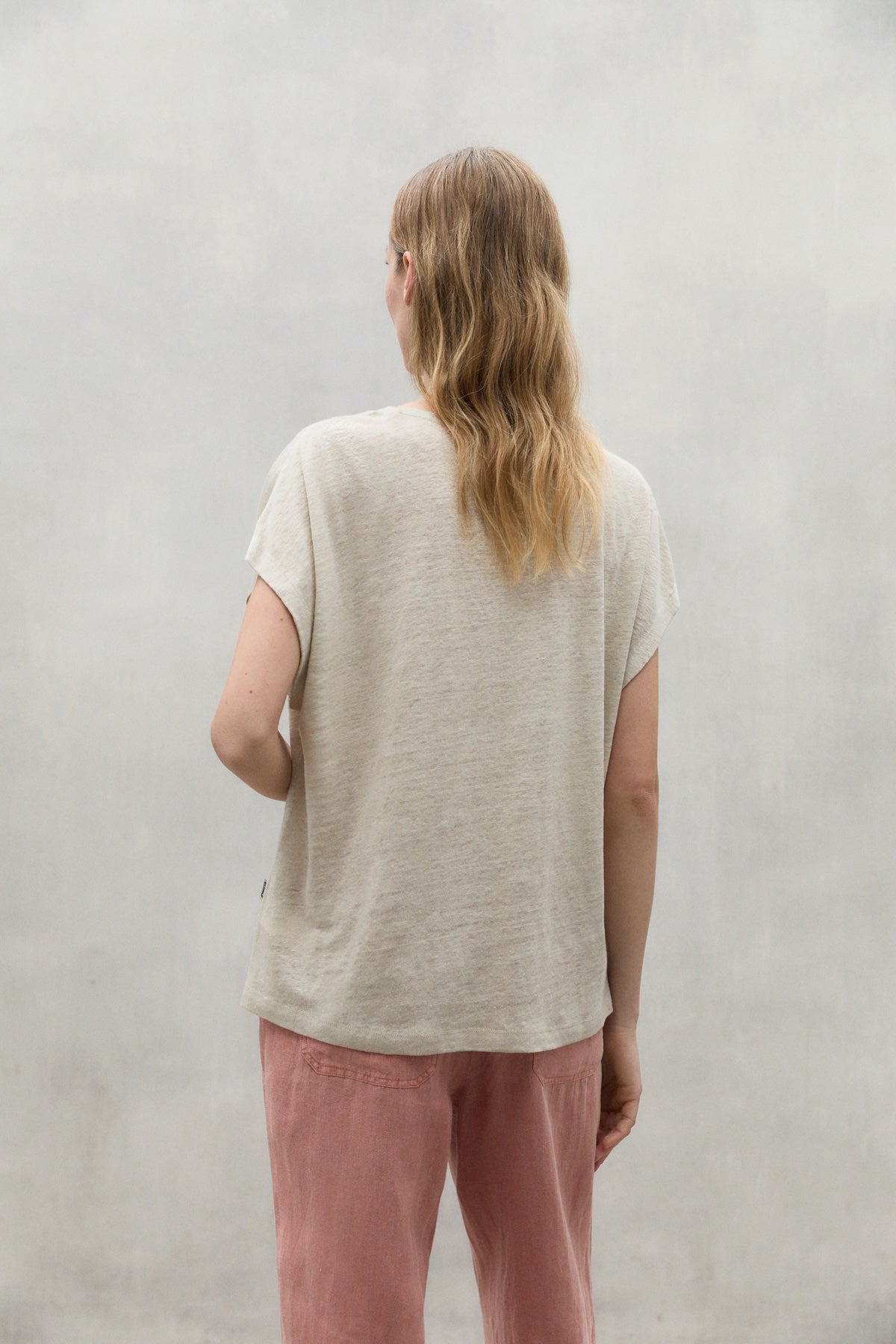 T-SHIRT EN LIN ARENDAL BEIGE