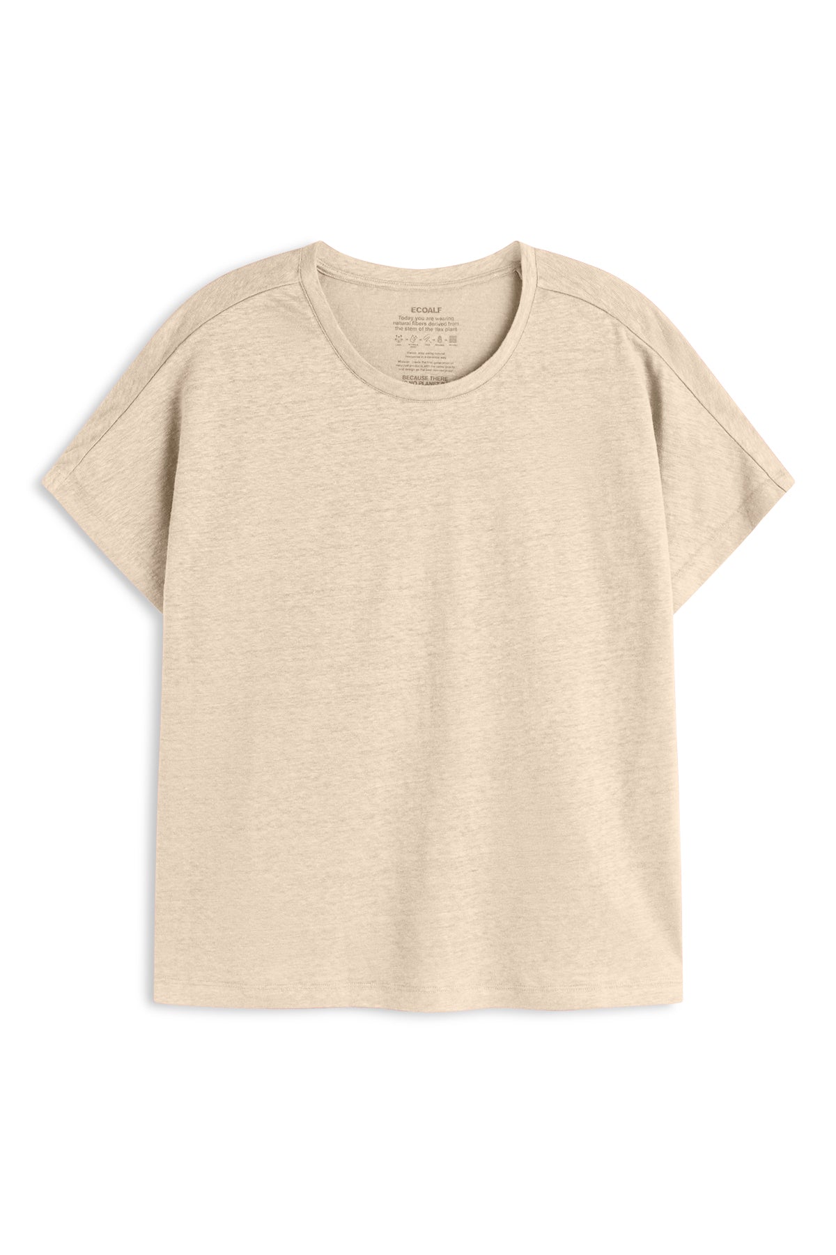 T-SHIRT DI LINO BOD BEIGE