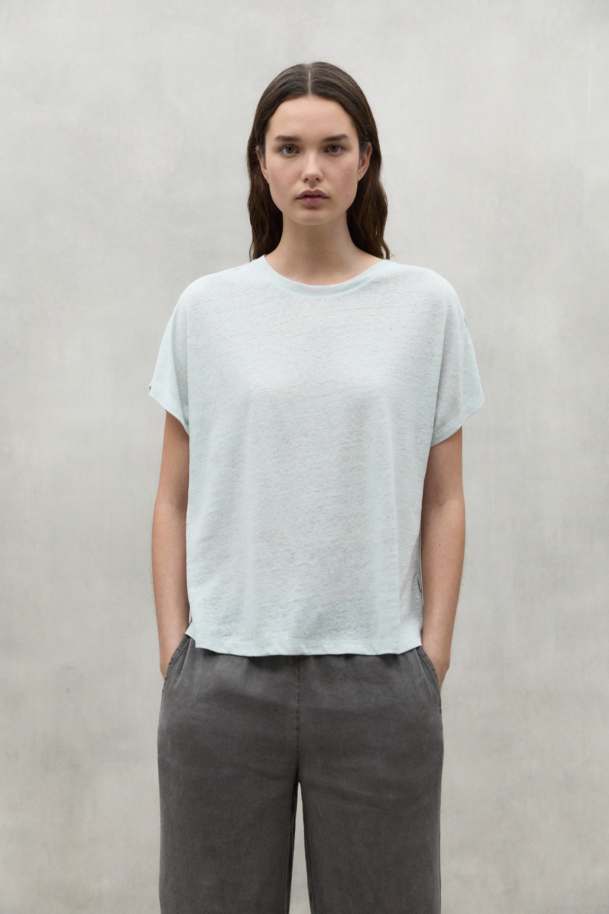 BLUE BOD LINEN T-SHIRT