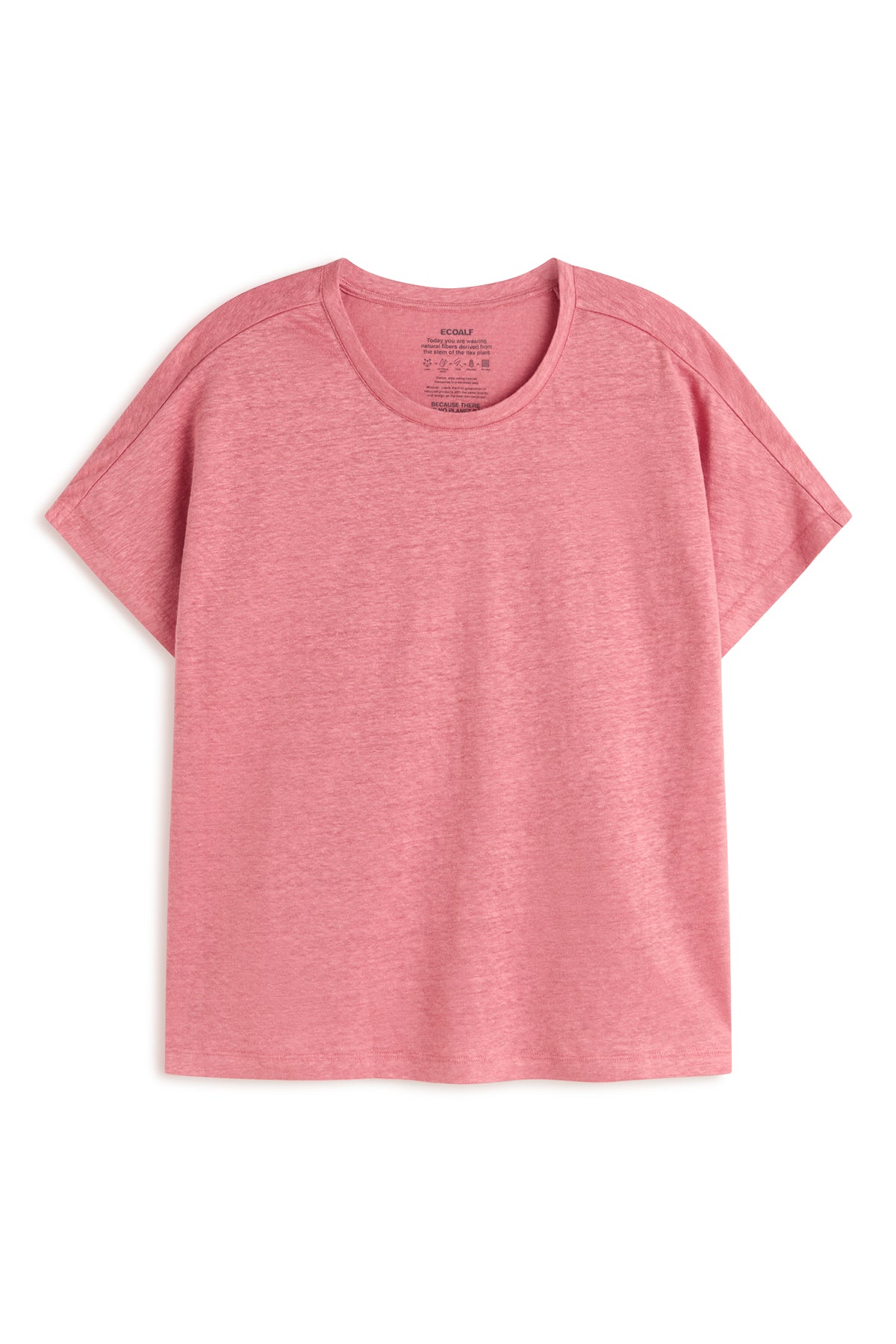 T-SHIRT EN LIN BOD ROSE