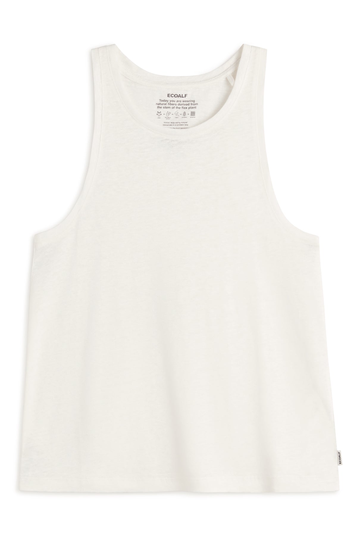 WHITE HALDEN LINEN T-SHIRT