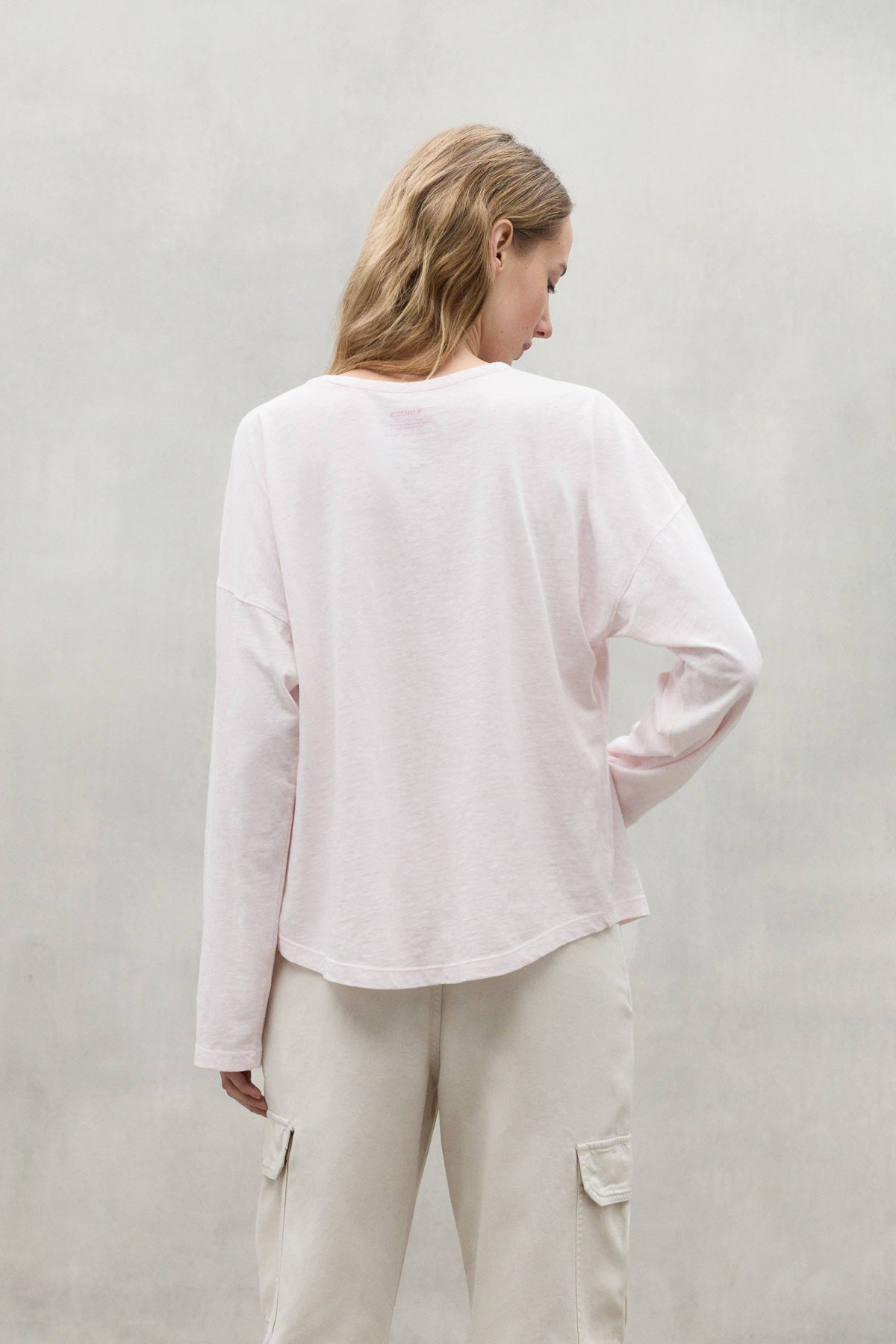 PINK RONNE LONG SLEEVE T-SHIRT