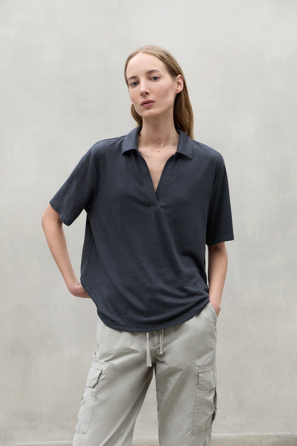 CAVIAR TROMS LINEN T-SHIRT