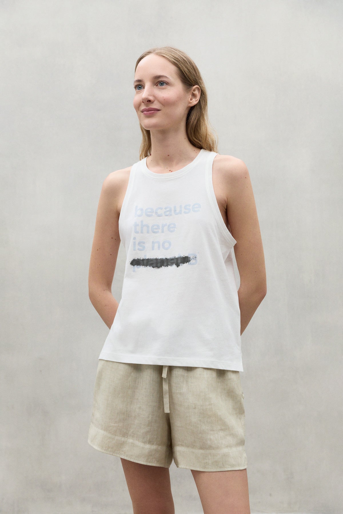 CAMISETA UNDERLINED BLANCA