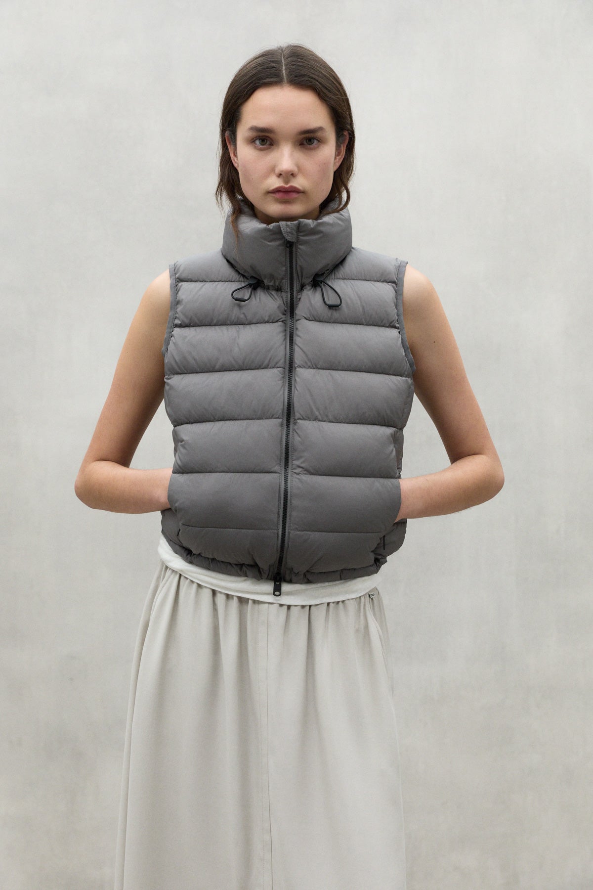 GILET CARIN GRIGIO