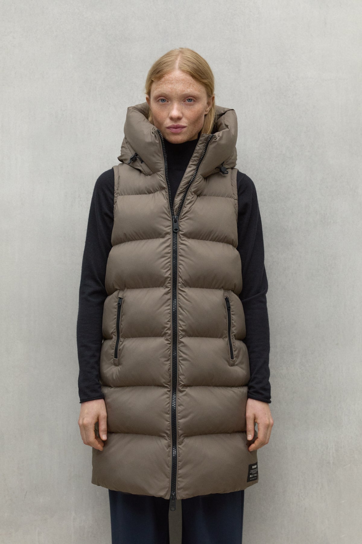 GILET MANLIE MARRONE