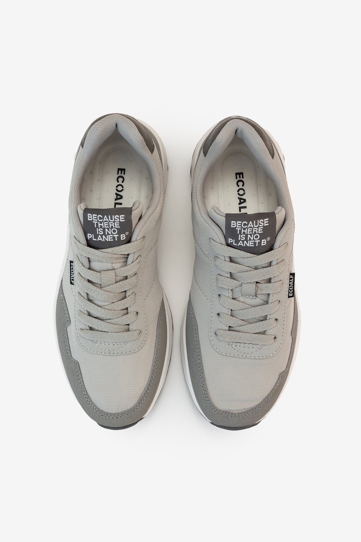 GREY SUACE TRAINERS