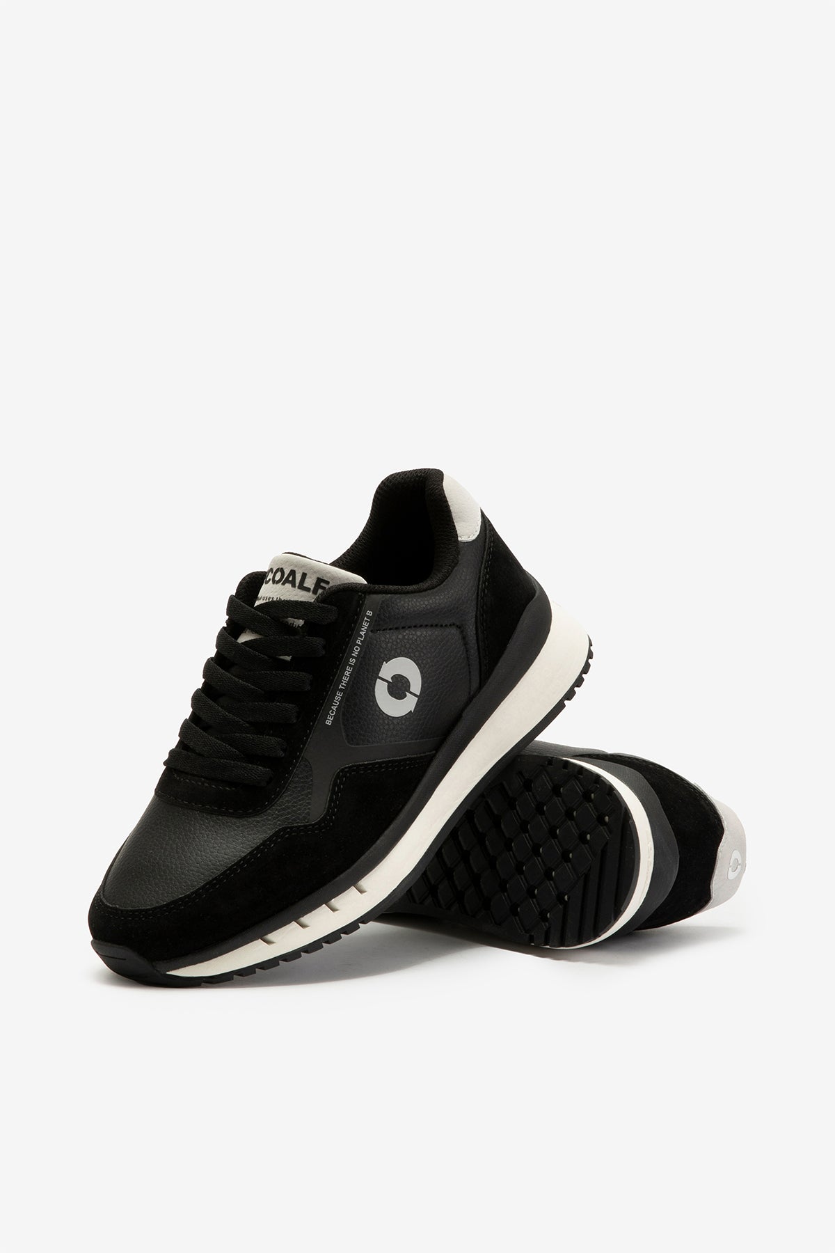 BLACK CERVINO TRAINERS 