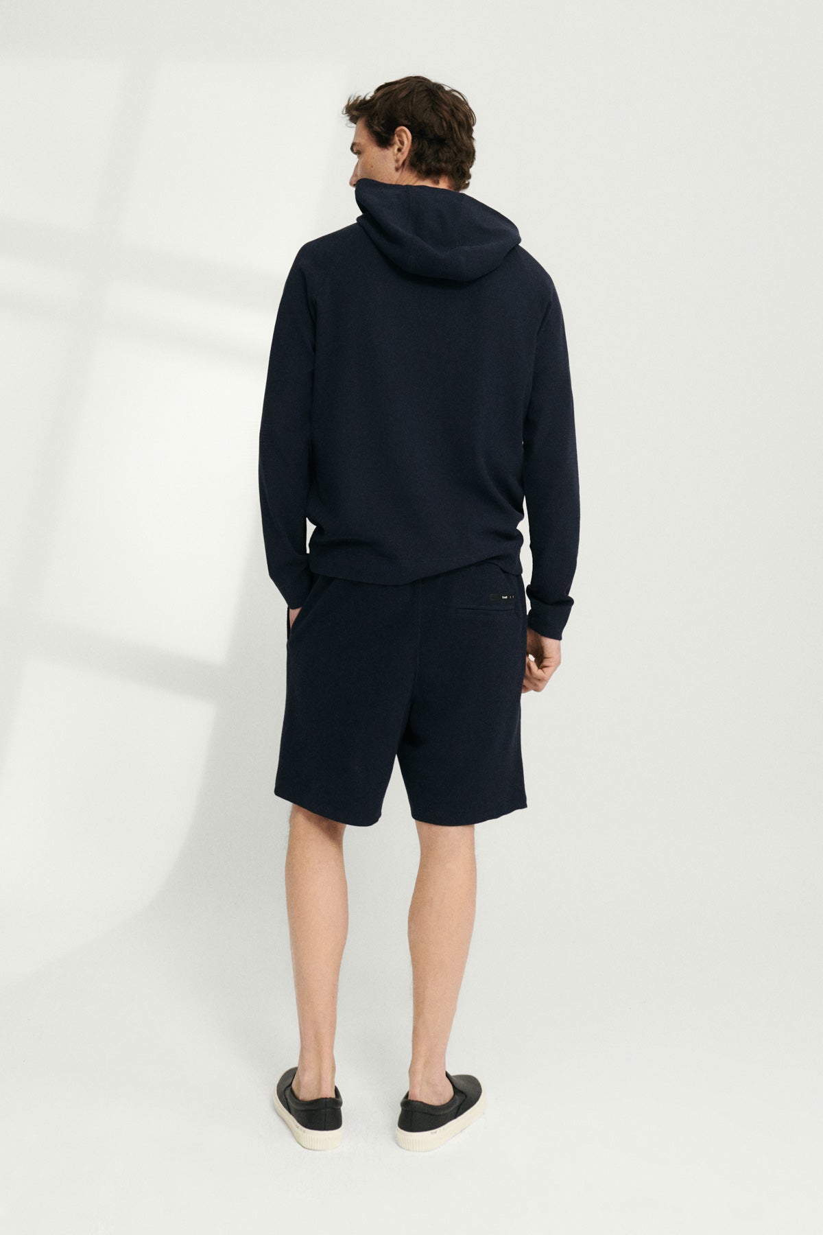 REGERO WAFFLE SWEATSHIRT DEEP NAVY