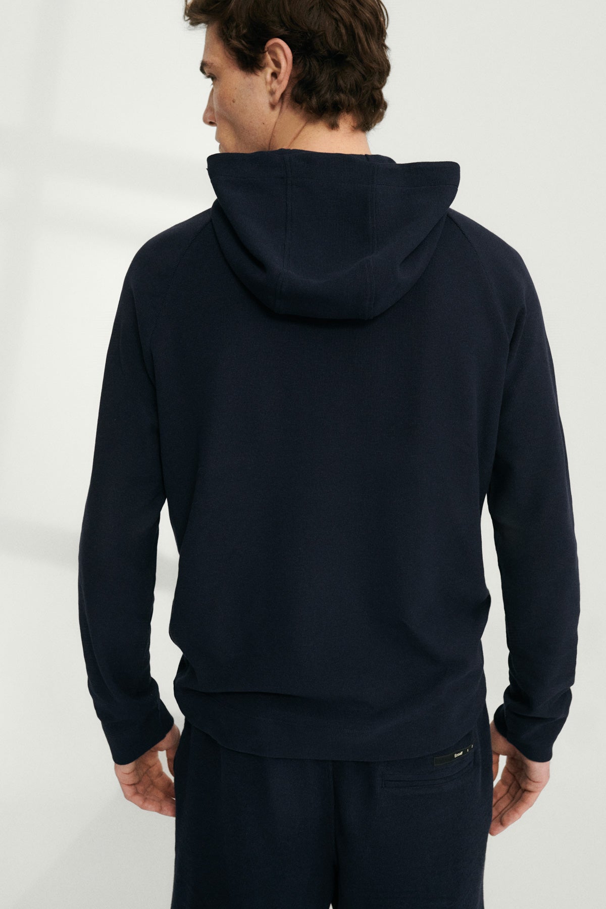 REGERO WAFFLE SWEATSHIRT DEEP NAVY