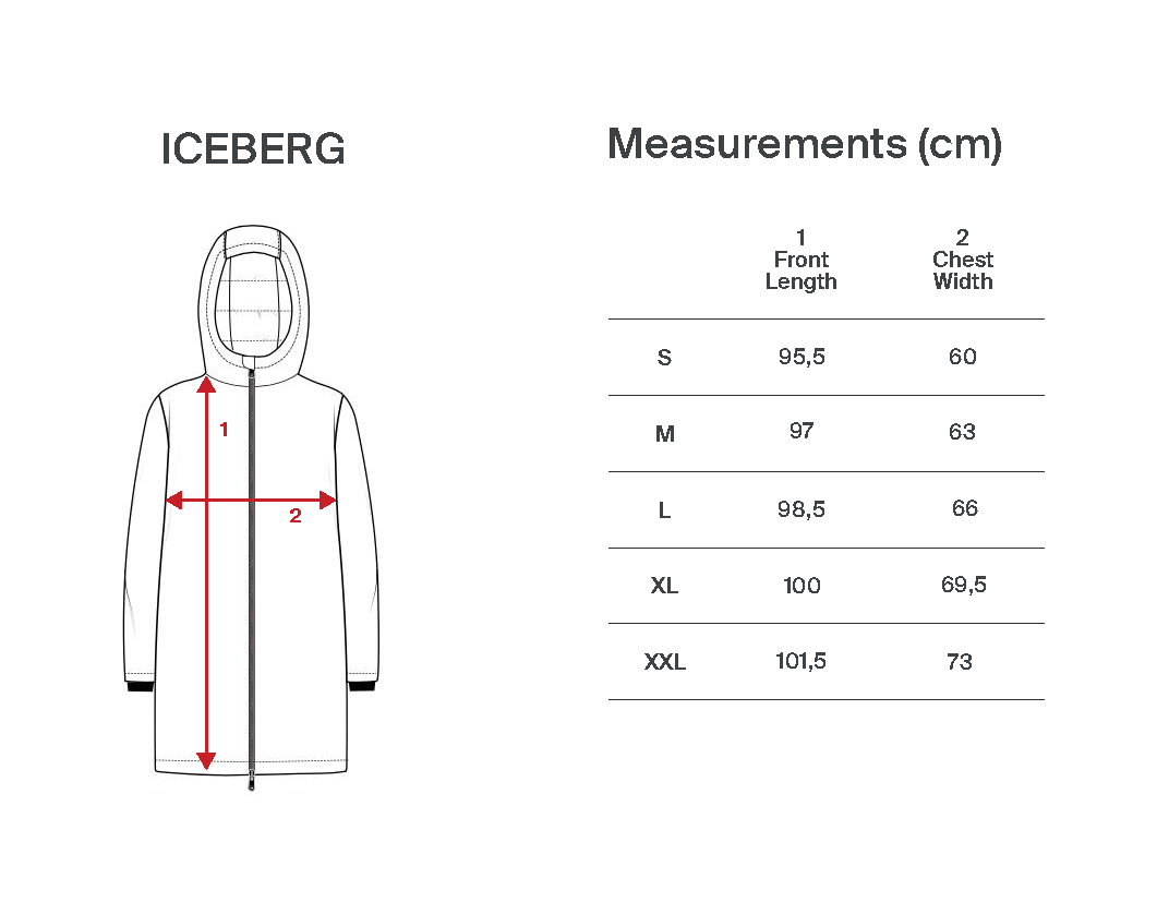 Iceberg Size Guide – ECOALF