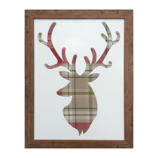 Berridale Red/Green Tartan - Stag Picture Frame