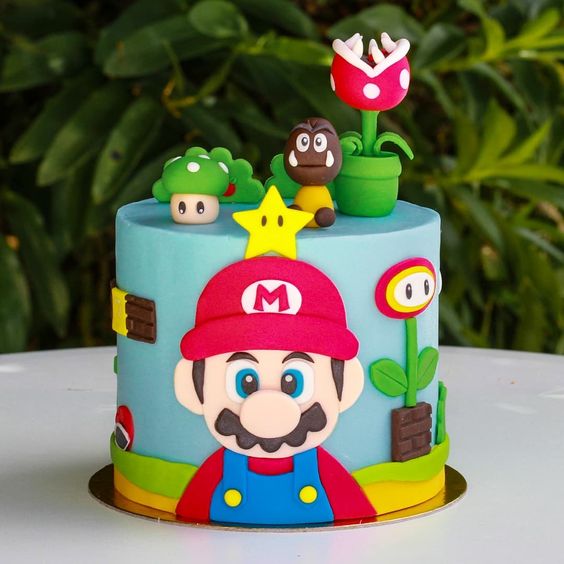 Des super gâteaux d'anniversaire spécial jeu vidéo Super Mario