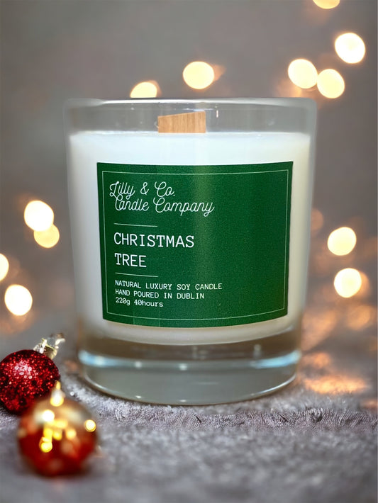 Christmas Spice 》Wood Wick Candle