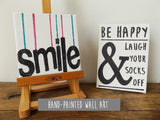 Make Memento blog handpainted canvas wall art