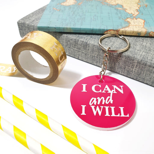 Know Your Worth Keyring I Motivational Gift I Inspirational Keychain I —  Make Memento