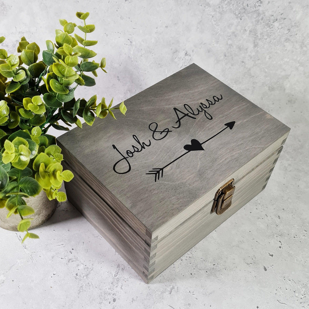 Personalised Wooden Boxes I Keepsake Box I Engraved Box l Make Memento