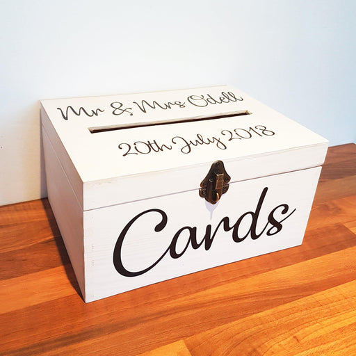 Wedding Card Box With Slot Wooden Card Box for Wedding Post 